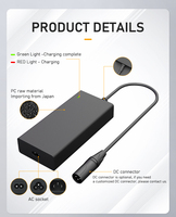 Chargeur rapide GaN haute puissance 240W, personnalisé 24V 48V 60A 2A 3A 5A, chargeur de vélo électrique, chargeur de scooter, chargeur de batterie lithium 29.4V 54.6V 67.2V