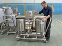 Cuve de Fermentation Isolée en Acier Inoxydable 100L pour Brasserie, Nettoyage CIP, Marque ZR BREW, Garantie 1 An, Haute Qualité