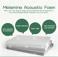 TianGe Usine Haute Densité Respirant Insonorisation Acoustique Coton Mélamine Mousse Acoustique à Vendre