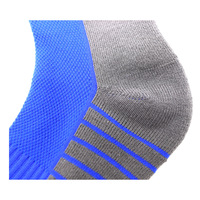 Chaussettes de football à semelle épaisse en Spandex/Nylon, respirantes, antibactériennes, avec design de voûte plantaire extensible, pour matchs et entraînements en extérieur