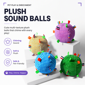 Juguete de Peluche <span class=keywords><strong>para</strong></span> <span class=keywords><strong>Perros</strong></span>, Pelota Interactiva con Sonido, Resistente a Mordidas, Duradero, <span class=keywords><strong>para</strong></span> <span class=keywords><strong>Perros</strong></span> Pequeños y Gatos - Product Image 1