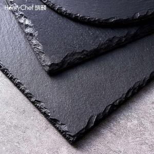 ชุดแผ่นรองแก้วหินชนวนธรรมชาติ - แผ่นรองแก้วทรงกลม สี่เหลี่ยม และรูปหัวใจ พร้อมลวดลายสลัก ทนความร้อน สำหรับใช้ในบ้าน - Product Image 3