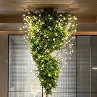 DUOMEIJU Plafonnier en cristal européen, Lustre encastré, Moteur AC, Télécommande, LED, Maison, Bureau