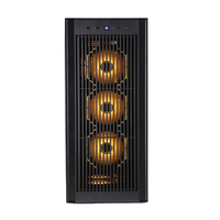 Gabinete de PC OEM AI SUPER EATX de Torre Media Completa con Flujo de Aire ARGB, Gabinete de Computadora para Juegos con USB 3.0 Tipo-C, Gabinete Personalizado DIY, Mini NAS para Almacenamiento