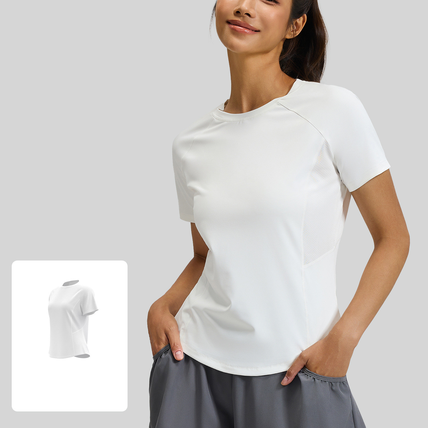 Yoga Top Plus Size Back Mesh Fitness Short Sleeve Women Outdoor Running Breathable Quick Dry Spandex/Nylon Sports T-shirt