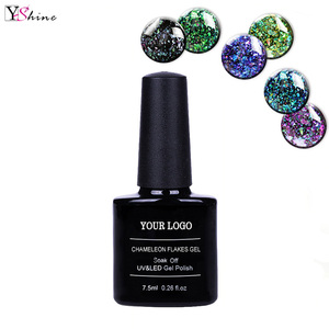 Esmalte <span class=keywords><strong>de</strong></span> <span class=keywords><strong>Uñas</strong></span> en Gel UVLED Y-shine al por Mayor, Color Ámbar Nube Brocado, Efecto Diamante Roto, Reflectante, No Tóxico, Guangdong - Product Image 5