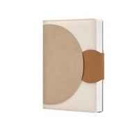 Carnet A5 en cuir PU rigide avec logo personnalisé, porte-stylo, papier ligné 100 g/m², agenda de luxe pour affaires, ensemble de papeterie cadeau, bureau