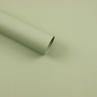 Papier d'emballage floral de couleur unie, élégant et durable, papier d'emballage pour bouquet imperméable et tendance