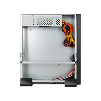 Gabinete de PC Mini ITX Sootoptek, Gabinete Delgado Personalizado para Computadora de Escritorio con Fuente de Alimentación ITX Personalizada