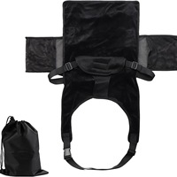 Sangle d'extension portable pour siège d'avion, pour lit de voyage adulte, en tissu flanelle 4 saisons