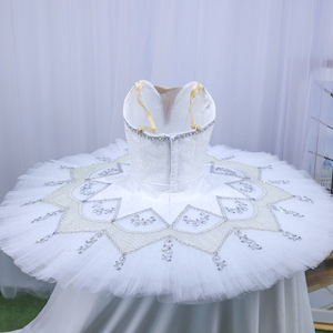 T0447 Costumes de danse de ballet personnalisés de haute qualité Reine des neiges blanche en <span class=keywords><strong>tutu</strong></span> de ballet casse-noisette professionnel - Product Image 3