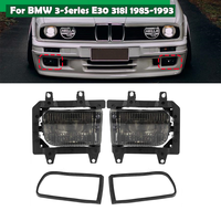 OVOVS Ensemble de phares antibrouillard pour pare-chocs avant sans ampoule pour BMW E30 Série 3 318i 325i 1985-1993