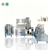 Mélangeur cosmétique hydraulique, machine de fabrication de produits de soin, cuve de mélange en acier inoxydable, mélangeur émulsifiant sous vide