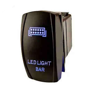 LED laser etch toggle car boat rocker switch t85 t125 waterproof cover 12v 24v