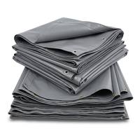 Bâche en PVC éco-responsable enduite, imperméable, résistante aux déchirures et ignifuge pour tentes de camping et événements, certifiée ISO