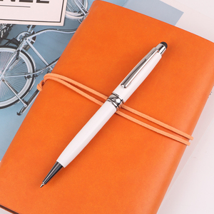 Bolígrafos Ejecutivos Blancos Profesionales de Doble Función con Lápiz Táctil para Regalos Publicitarios Corporativos - Product Image 1