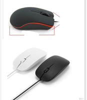 Souris filaire Surface givrée optique USB Accessoires informatiques pour ordinateur de bureau portable