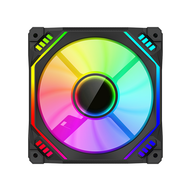 Lovingcool 2024 New Arrival 5V ARGB High-performance 12025 RGB Case Fan No Noise Quiet High Airflow Cooling Fan for Gaming PC