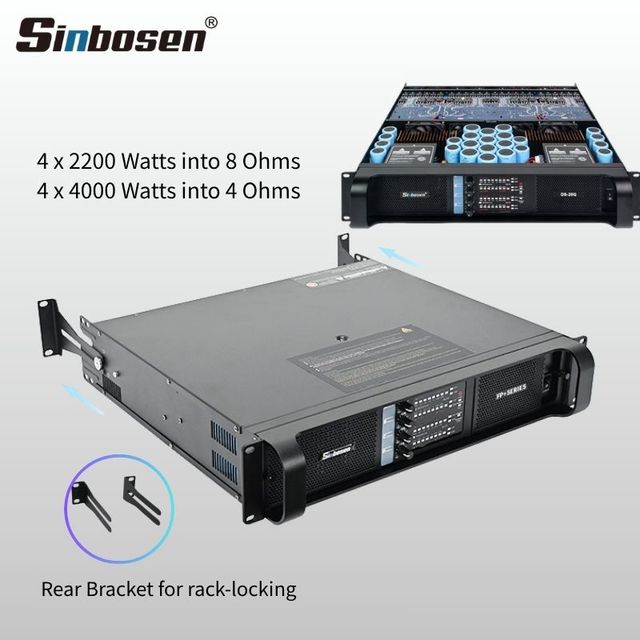 Stage Power Amplifier Factory Direct Sale High Power Switching Power Amplifier Class TD DS-20Q 4*2200W
