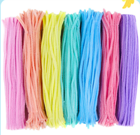 Kit de matériaux DIY pour tiges torsadées, série de couleurs macaron, tiges torsadées à motifs, kit de matériaux pour bouquets, couleurs bonbon