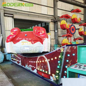 Manèges de parc d'attractions pour enfants, remorque disponible, manège de voiture volante de Noël pour parc à thème Luna Park, à vendre - Product Image 5