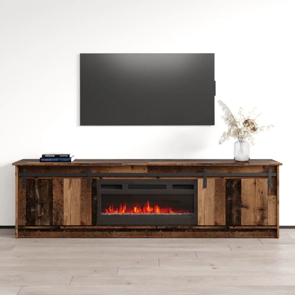 electric tv stand table unit tv cabinet with electric fireplace tv stands wood modern luxury with led light for living room