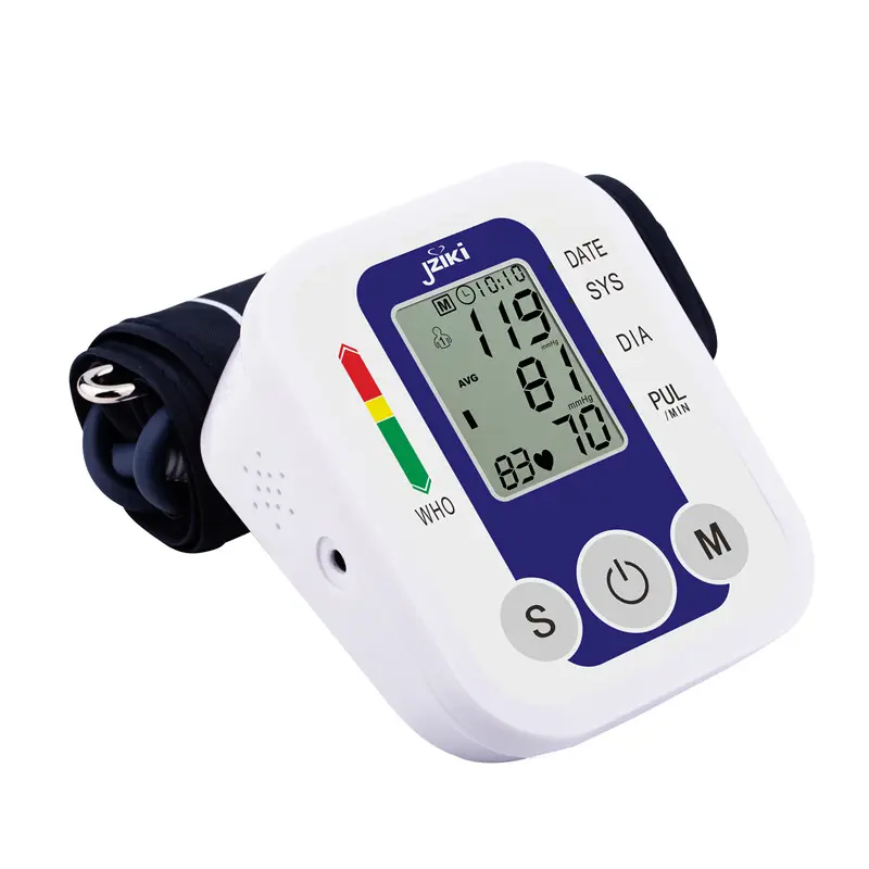 Jziki brand hot selling usb blood pressure monitor upper arm tensiometer digital with best price mercury free sphygmomanometer