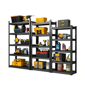 Estanterías Metálicas Resistentes Db 72 In H de 5 Niveles, Capacidad de Carga de 2000 Libras, Estanterías Industriales para Garaje, Ajustables para Herramientas - Product Image 1