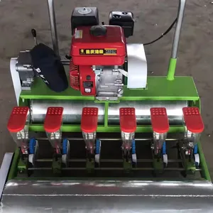 Çiftlik makine teçhizatı bahçe aracı el itme sebze ekici manuel soğan ekme makinesi