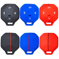 Coque de clé de voiture en silicone pour Chery Traveller Jetour T2 2023-2025 Coque de clé à distance Fob
