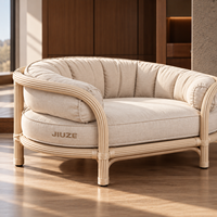Lit de repos moderne pour chat et chien, extérieur/intérieur, durable, fait à la main, en rotin naturel, accessoire pour animaux de compagnie surélevé, en jacinthe d'eau