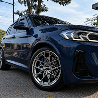 Jantes en alliage forgé sur mesure pour BMW M3 M4 M5 G80 G82 F90 G05 G06 19 20 21 22 pouces 5x112 5x120, roues légères à rayons maillons argentés
