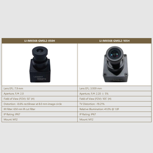 Caméra à obturateur global LI-IMX568-GMSL2 5MP, capteur Sony IMX568 GMSL2 FAKRA pour vision artificielle robotique NVIDIA Jetson AGX Orin - Product Image 6