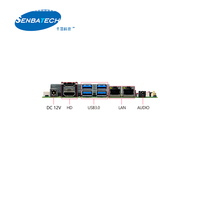 N100 2.5G 2 Lan DDR4 TPM 7USB 6 COM SATA MSATA M.2 148X102mm kompakt gömülü SBC endüstriyel tek kart bilgisayar