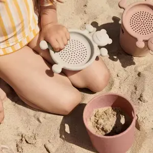 Kinderen 100% Food Grade Siliconen Strandemmer Set Zomer Buiten Spelen Speelgoed-Sorteren Van Nest-En Stapelspeelgoed Gemaakt In