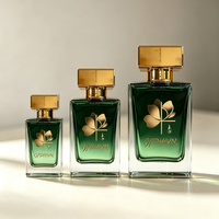 Flacon pulvérisateur vide en verre dégradé à faible MOQ pour emballage de parfum de luxe avec logo personnalisé, vente en gros 50ml 30ml