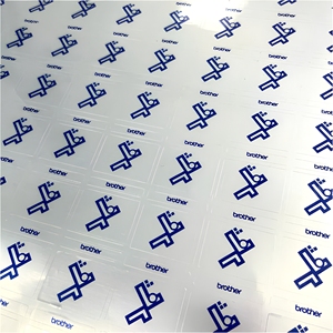 Custom <b>Metalized</b> Foil Labels with Offset Printing Rectangular Shape Foil Stamping <b>Sticker</b> - Product Image 1