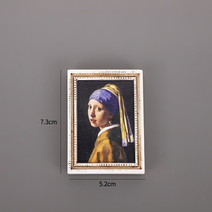 Imanes de resina para nevera, decoraciones tridimensionales de pinturas mundialmente famosas, pegatinas magnéticas de óleo, culturales y de <span class=keywords><strong>Van</strong></span> <span class=keywords><strong>Gogh</strong></span> - Product Image 3