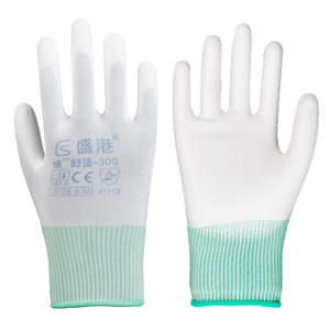 Gants de travail industriels légers Sengkang en polyuréthane avec paume enduite, taille M, antidérapants, avec poignets tricotés pour l'assemblage - Product Image 4