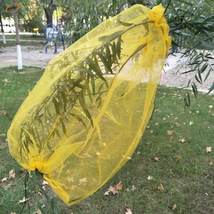 70*90cm 80*100cm 90*110cm UV Màu Xanh lá cây Monofilament Net túi đóng gói PE ngày lưới túi cho ngày Palm