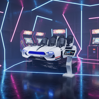 JiaYi JY-6RSC06S Machine de jeu de tir VR 9D, simulateur de cinéma VR 360 à monnayeur en PVC pour parcs d'aventure et parcs à thème
