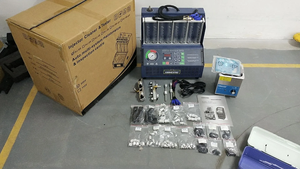 SY-FT04DT INJ-8B 8-Zylinder Einspritzdüsen-Reinigungsmaschine für Benzinmotoren, Kfz-Reparatur, Reinigung und Test, 12 Monate Garantie - Product Image 4