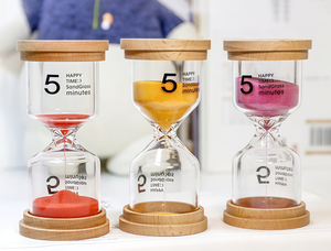 <span class=keywords><strong>Sablier</strong></span> en bois moderne fait à la main, options de 1/3/5/10/15/20/30 <span class=keywords><strong>minutes</strong></span>, écologique pour le bureau/la décoration/l'apprentissage des enfants - Product Image 1