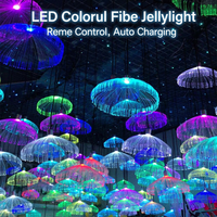 Lumière de plafond méduse tendance pour KTV, home cinéma, chambre à coucher, effet ciel étoilé, lumière à fibres optiques pour créer une ambiance
