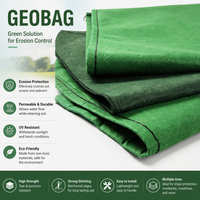 Sac géotextile aiguilleté à performance stable, sac écologique pour la consolidation des pentes latérales des autoroutes et la remise en état des mines