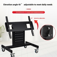 Carrito Móvil Universal de Acero para TV Vickman de 32-65 Pulgadas |   Stand 45 de Nivel Bajo |   Ruedas para LCD/Plasma |   Certificado CE |   Max Vesa 600x400