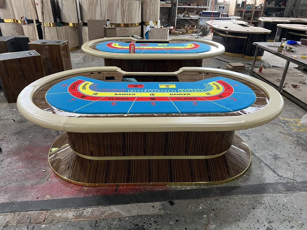 Deluxe Baccarat Console Table 96 Inch With Dealer Tray - Oem