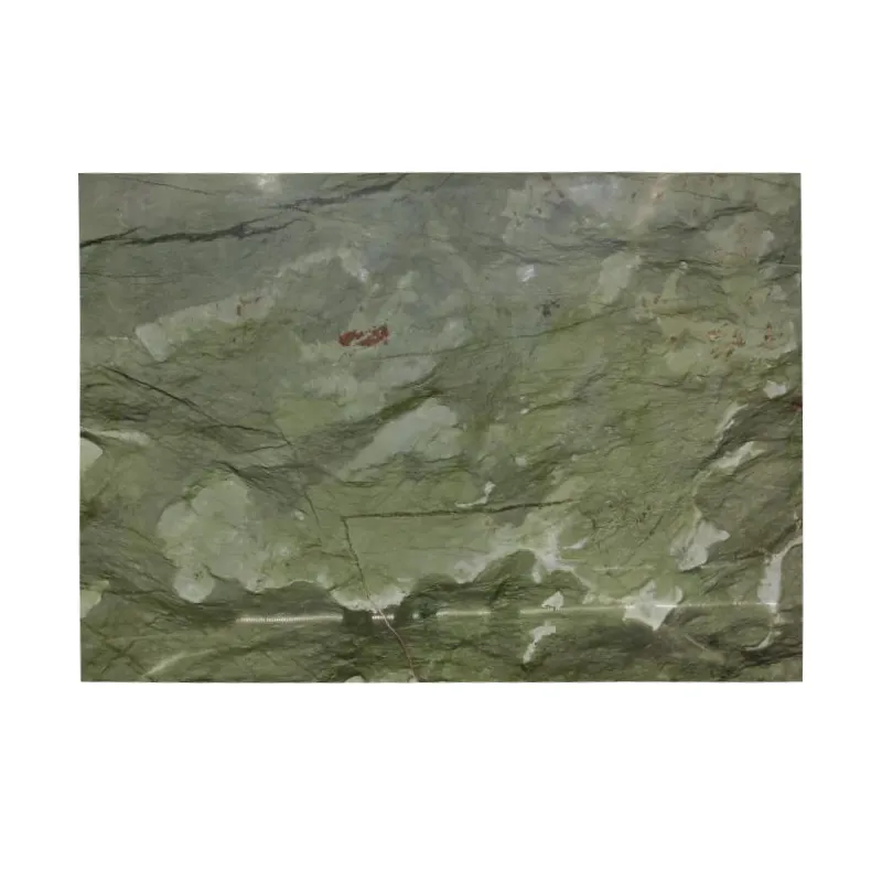 Slabs de pedra polido frio gelo jade, boa decoração para sala de estar, faixas de mármore personalizado, corte chinês natural verde