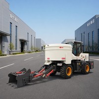 Camion malaxeur à béton mobile de conception innovante, type tambour 4m3, haute efficacité pour les projets de construction