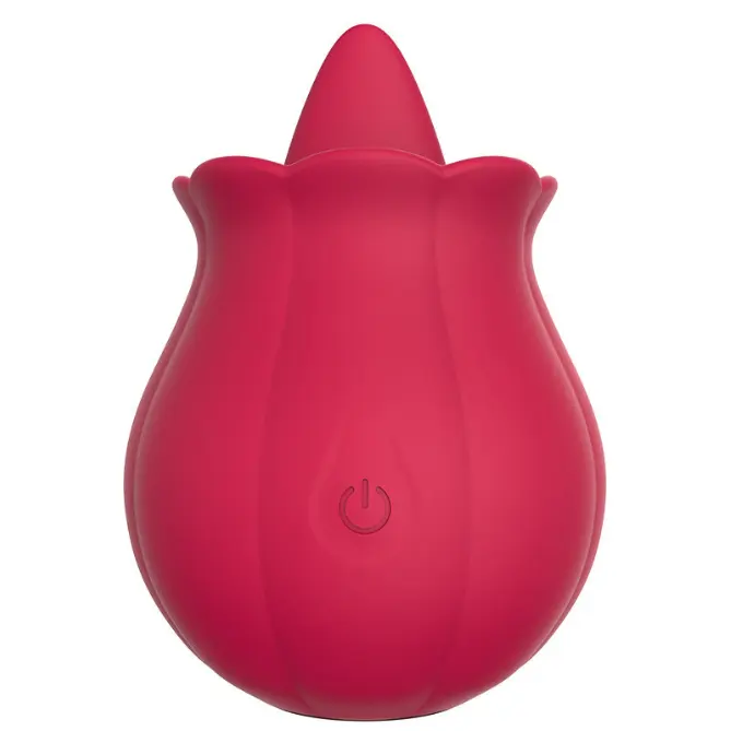 Vibrador rosa para mujer con lengua para lamer 10 frecuencias para lamer y vibrar carga magnética juguete sexual consolador para mujer pareja